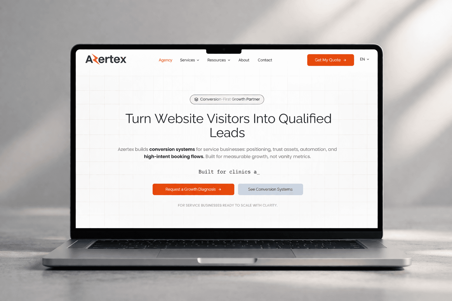 Azertex — web de la agencia