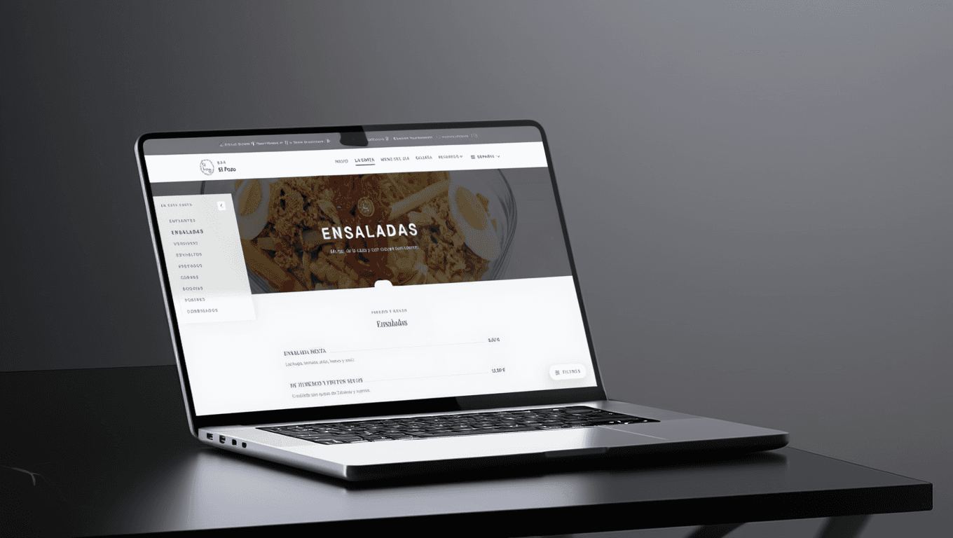 Bar El Pozo — web del restaurante y experiencia de menú