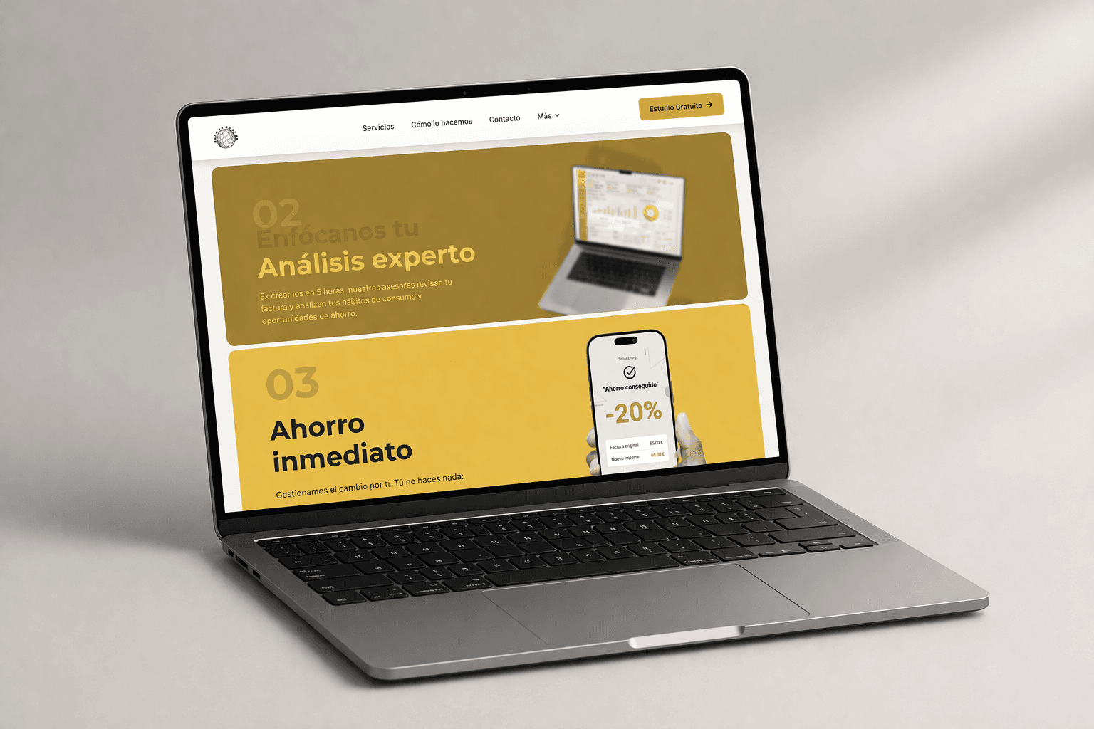 Solava Energy — web de marketing y captación