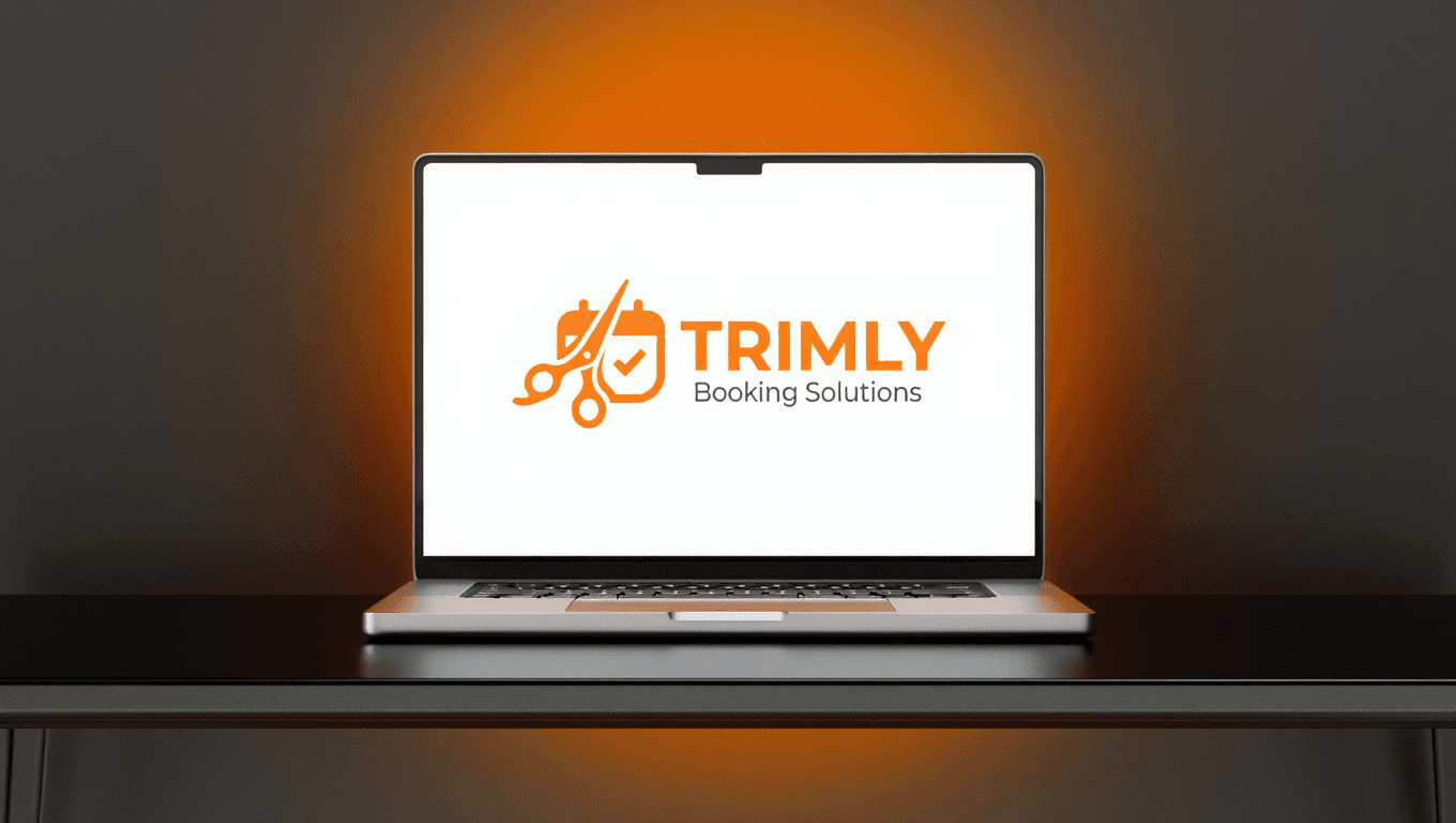 Trimly — mockup de la app de reservas